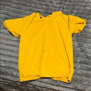 Yellow Mens Oversized Gymshark T-Shirt